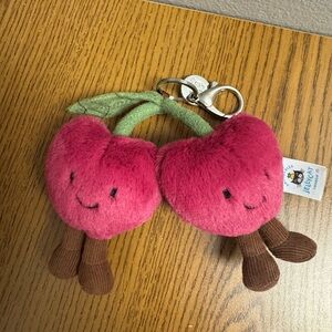 Jellycat Amuseables Cherries Bag Charm